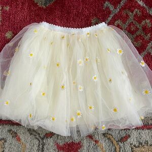 Sunflower tulle skirt